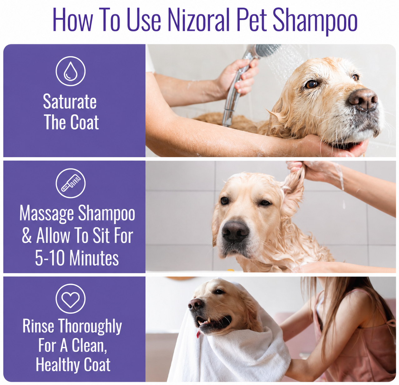 Nizoral Pet Shampoo voor Honden & Katten